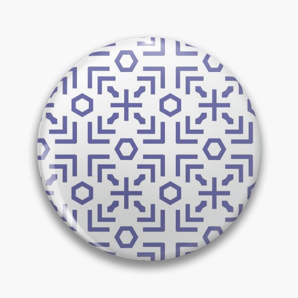 Item preview, Periwinkle and White Art Deco Abstract Pattern - Pantone 2022 Color of the Year Very Peri 17-3938 designed and sold by ColorOfTheYears.