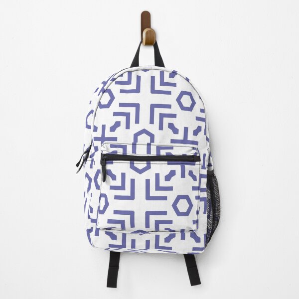 Item preview, Periwinkle and White Art Deco Abstract Pattern - Pantone 2022 Color of the Year Very Peri 17-3938 designed and sold by ColorOfTheYears.