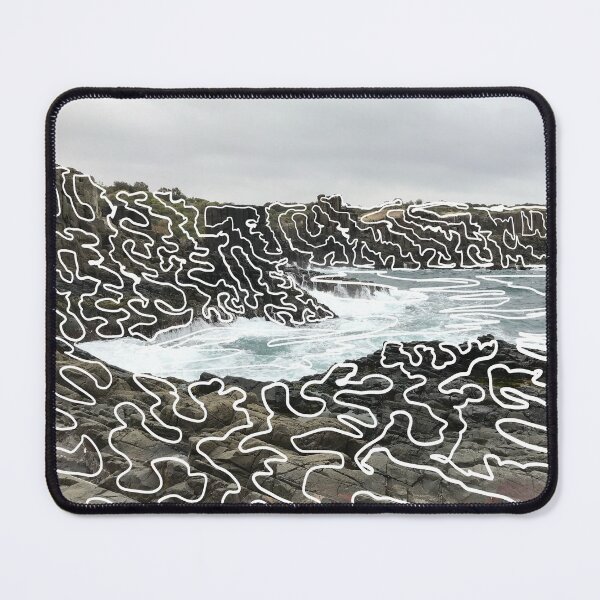Item preview, Wollongong Rocky Coast - One Line designed and sold by Arkneer.