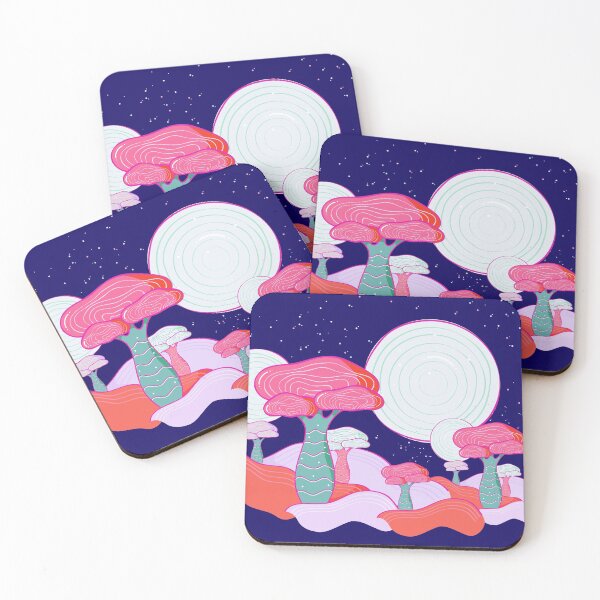 Item preview, Kawaii anime space trees | Red designed and sold by Lena Morf.