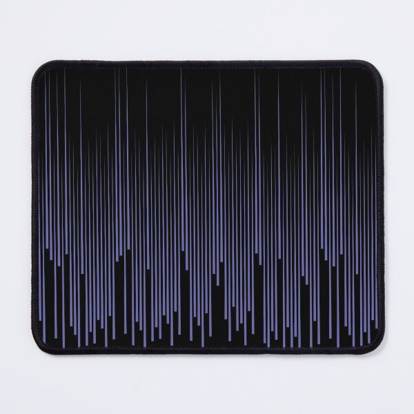 Item preview, Black and Periwinkle Frequency Line Art Pattern - Pantone 2022 Color of the Year Very Peri 17-3938 designed and sold by ColorOfTheYears.