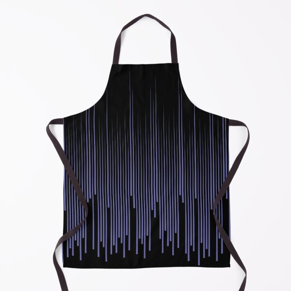 Item preview, Black and Periwinkle Frequency Line Art Pattern - Pantone 2022 Color of the Year Very Peri 17-3938 designed and sold by ColorOfTheYears.