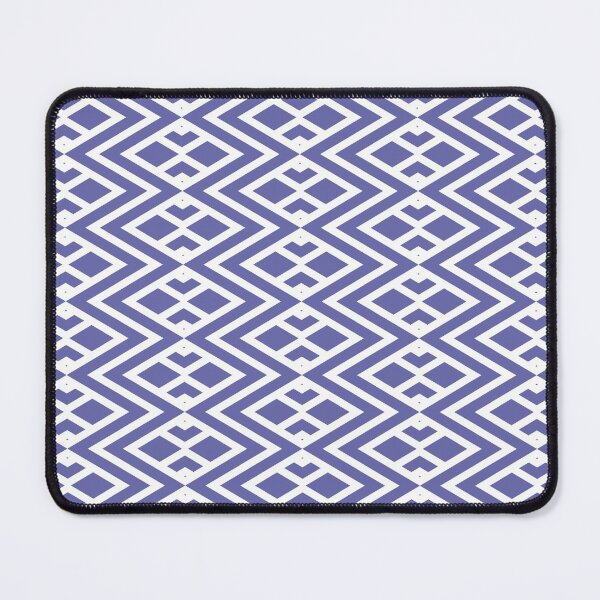 Item preview, Periwinkle and White Diamond Shape Pattern 2 - Pantone 2022 Color of the Year Very Peri 17-3938 designed and sold by ColorOfTheYears.