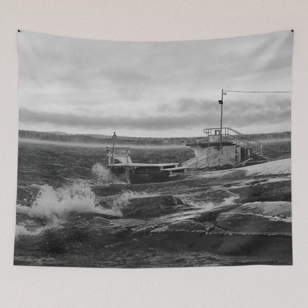 Item preview, Winterwaves bw designed and sold by Jouko Lehto Photography.