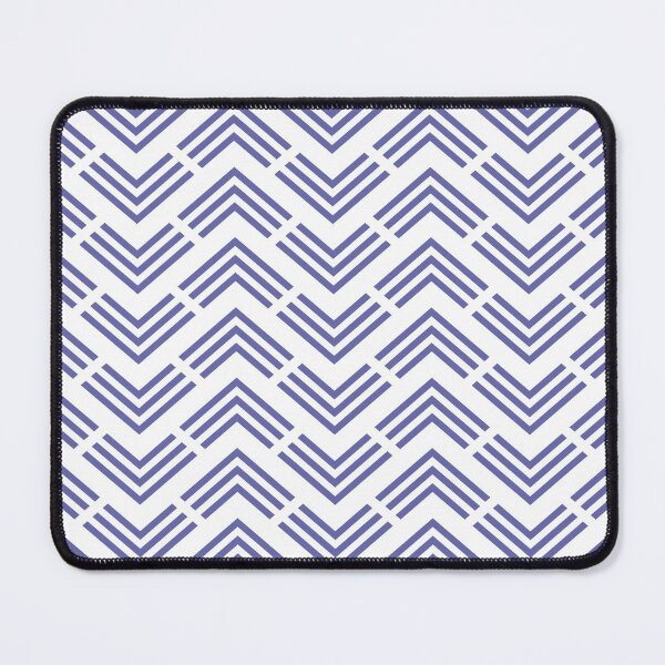 Item preview, Periwinkle and White Chevron Rhombus Arrow Pattern Pantone 2022 Color of the Year Very Peri 17-3938 designed and sold by ColorOfTheYears.