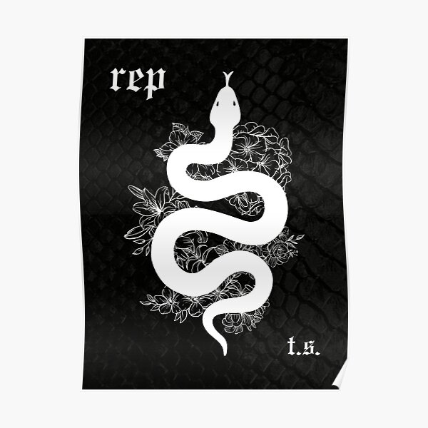 Taylor Swift Reputation And Snake Poster For Sale By MesmerizingCo   Poster,504x498,f8f8f8 Pad,600x600,f8f8f8 