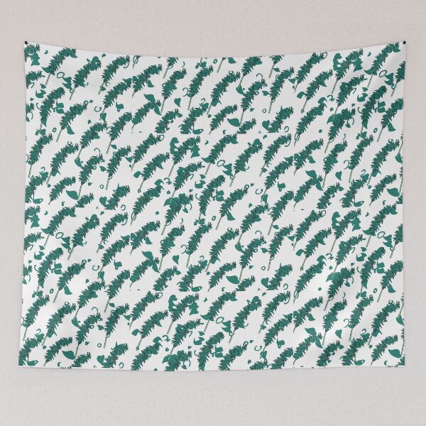 Item preview, Leaves nature pattern Wild flowers designed and sold by CoolArtByMboya.