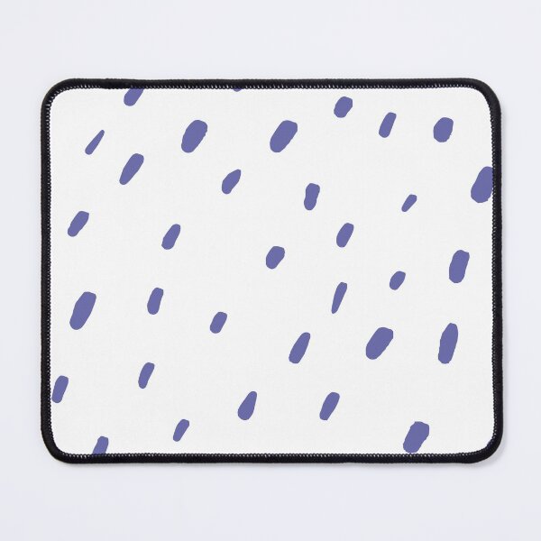 Item preview, Periwinkle and White Blot Spots - Polka Dot Pattern Pantone 2022 Color of the Year Very Peri 17-3938 designed and sold by ColorOfTheYears.