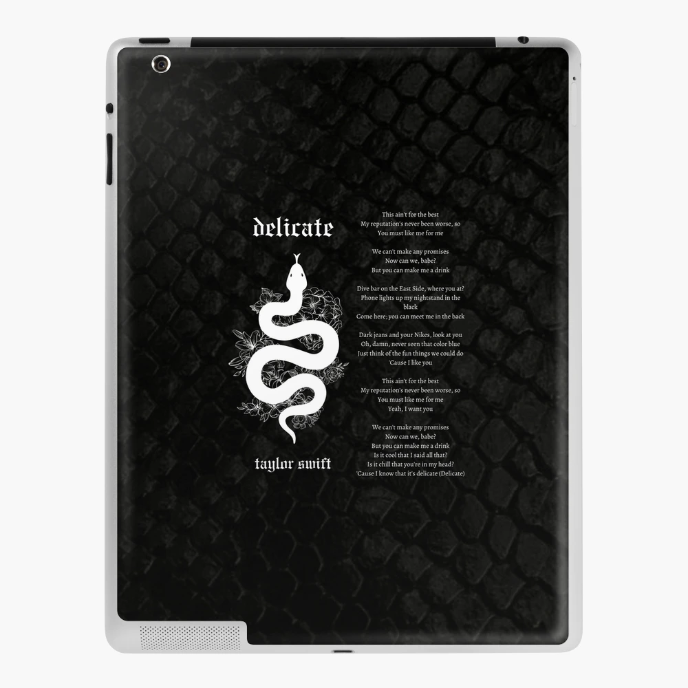 Rebel Girl Typ Title Lyrics of Song  iPad Case & Skin for Sale by