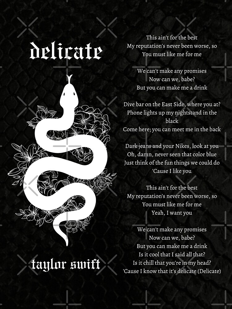 Taylor Swift, Design, Music Taylor Swift Waterproof Sticker Reputation  Album Sing Lyrics