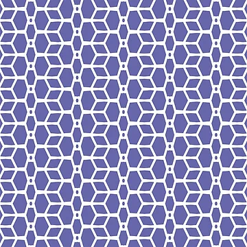 Vorschaubild zum Design Periwinkle and White Tessellation Line Pattern 4 - Pantone 2022 Color of the Year Very Peri 17-3938 von ColorOfTheYears