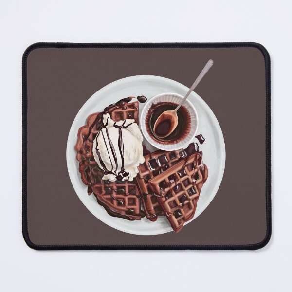 Artikelvorschau, Vanilleeis und Schokoladenwaffel entworfen und verkauft von Alicia Chee.