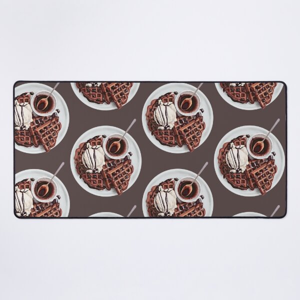 Item preview, Vanilla Ice Cream and Chocolate Waffle designed and sold by Alicia Chee.
