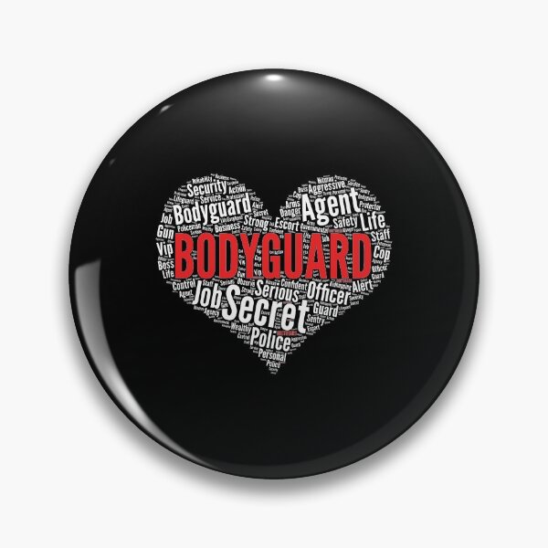 Item preview, Bodyguard Heart Security Guard graphic designed and sold by theodoros20.