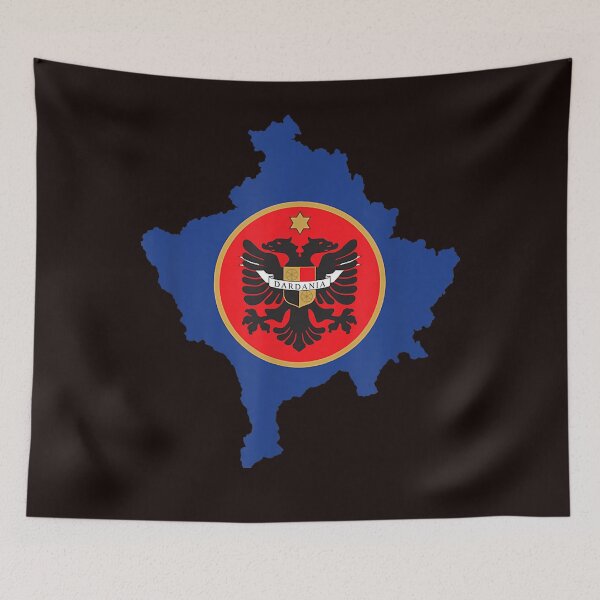 Item preview, kosovo army dardania coat of arms albanians uqk uck T-Shirt designed and sold by StacyHenderson1.