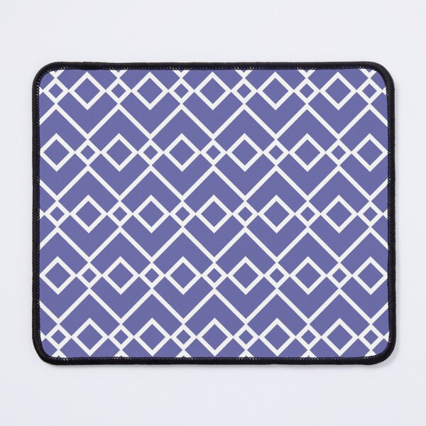 Item preview, Periwinkle and White Tessellation Line Pattern 23 - Pantone 2022 Color of the Year Very Peri 17-3938 designed and sold by ColorOfTheYears.