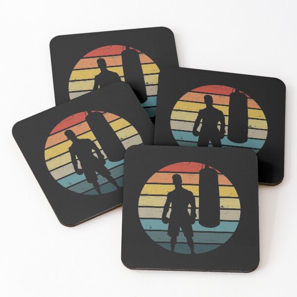 Artikelvorschau, Box-Silhouette auf einem beunruhigten Retro-Sonnenuntergang-Produkt entworfen und verkauft von theodoros20.