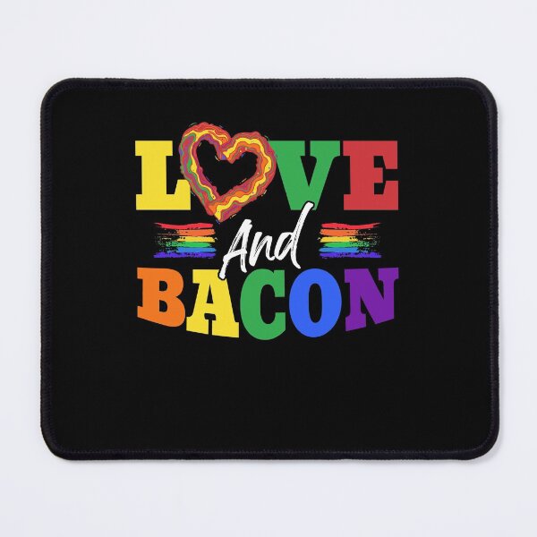 Item preview, Love Bacon Low Carb Keto LGBTQ Gay Pride Rainbow designed and sold by Dressed For  Duty.
