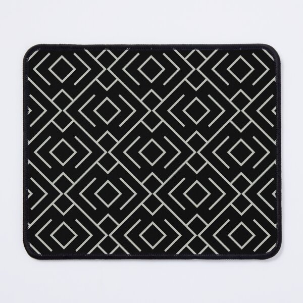 Item preview, Black and Green Shape Mosaic Pattern 4 - Pratt and Lamberts 2022 Color of the Year Gray Mist 419B designed and sold by ColorOfTheYears.
