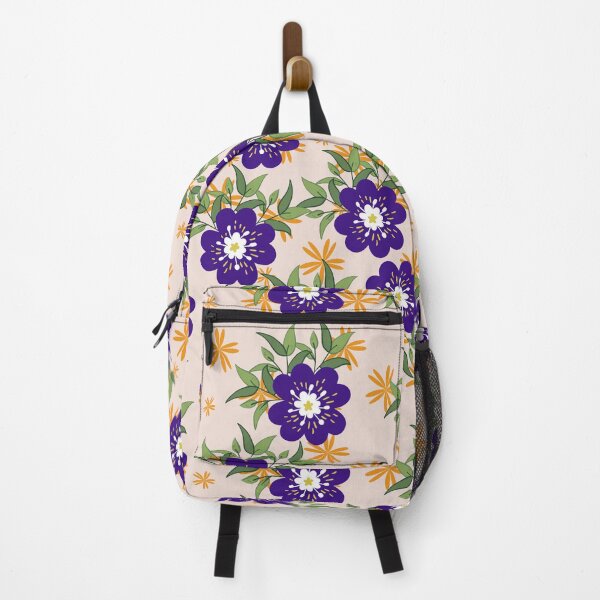Item preview, Leaves nature pattern Wild flowers designed and sold by CoolArtByMboya.