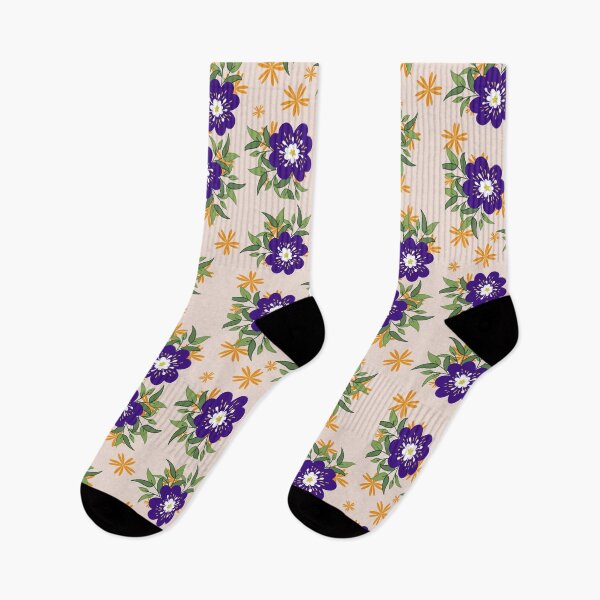 Item preview, Leaves nature pattern Wild flowers designed and sold by CoolArtByMboya.