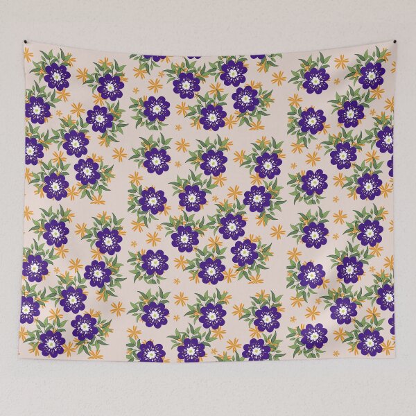 Item preview, Leaves nature pattern Wild flowers designed and sold by CoolArtByMboya.