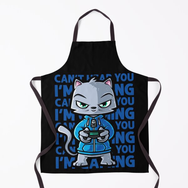 Item preview, Can't Hear You I'm Gaming - Nerd Kitten Cat Gaming design designed and sold by theodoros20.