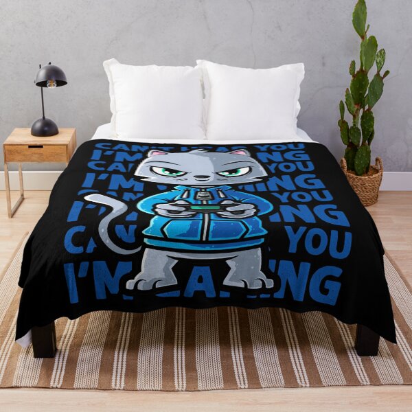 Item preview, Can't Hear You I'm Gaming - Nerd Kitten Cat Gaming design designed and sold by theodoros20.