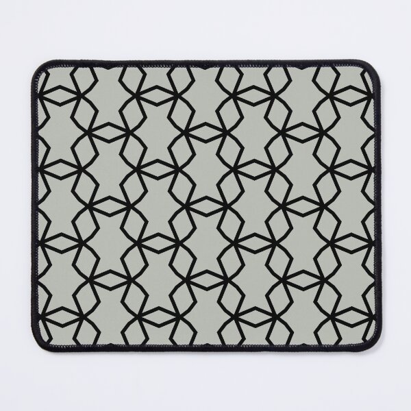 Item preview, Black and Gray Green Shape Mosaic Pattern - Pratt and Lamberts 2022 Color of the Year Gray Mist 419B designed and sold by ColorOfTheYears.
