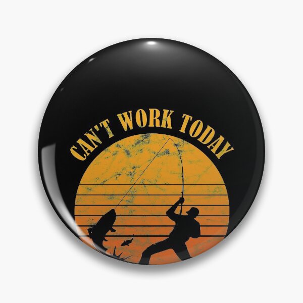 Item preview, I Can't Work Today My Arm Is In A Cast Funny Retro Fisherman designed and sold by ACHRAF877.