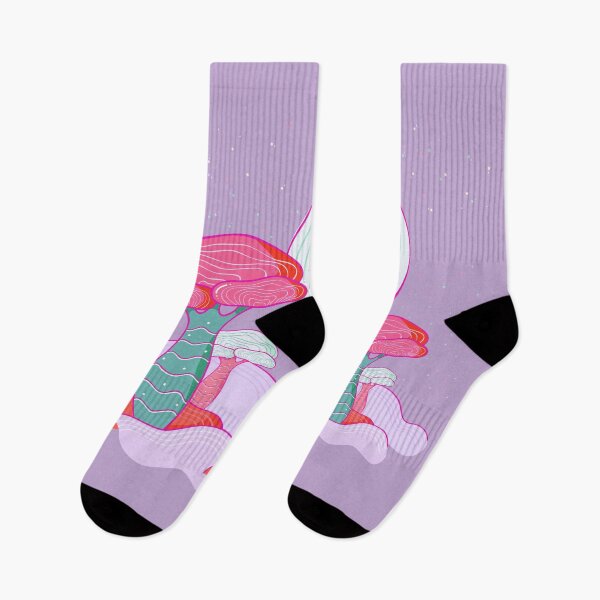 Item preview, Kawaii anime space trees | Red and lavender purple designed and sold by Lena Morf.
