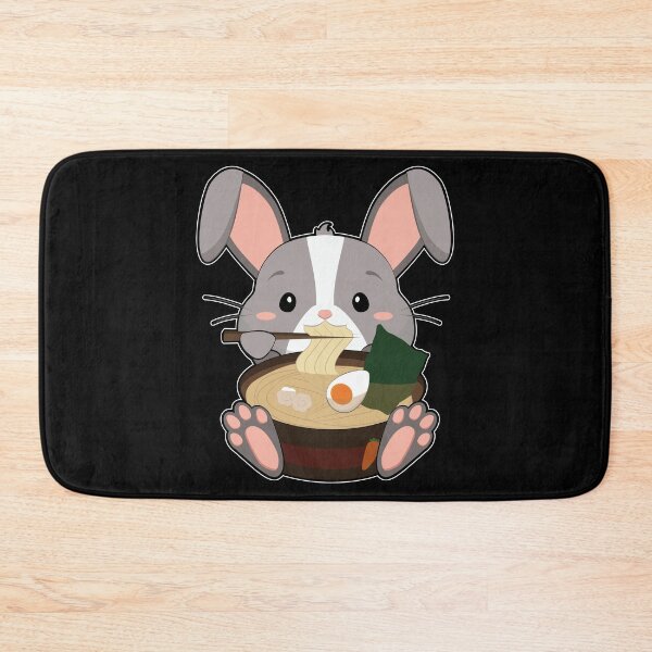 Item preview, Anime Cute Rabbit Japanese Ramen Noodles Kawaii Gift product designed and sold by theodoros20.