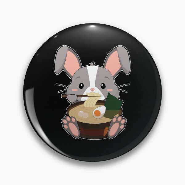 Item preview, Anime Cute Rabbit Japanese Ramen Noodles Kawaii Gift product designed and sold by theodoros20.