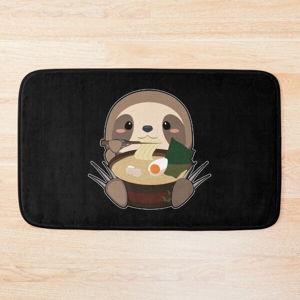 Item preview, Anime Cute Sloth Japanese Ramen Noodles Kawaii Gift design designed and sold by theodoros20.