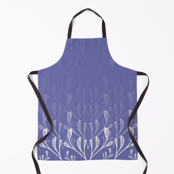 Item preview, Very Peri & Snow White Fading Leaves designed and sold by Kettukas.