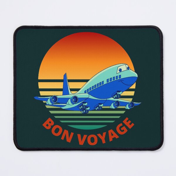 Item preview, Funny Plane Bon Voyage Vintage Sunset Have a Nice Trip designed and sold by ramazis.