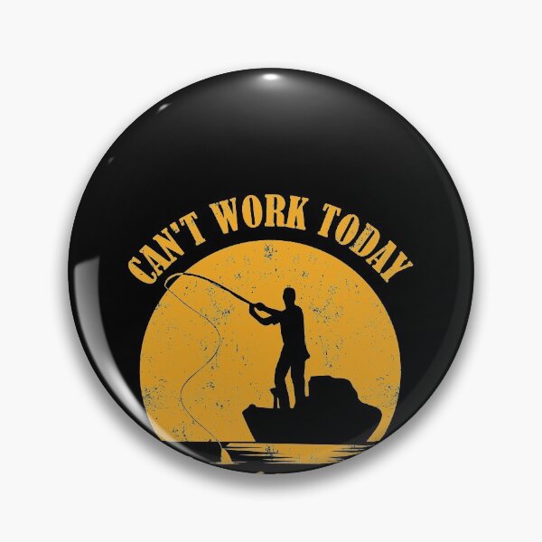 Item preview, Can't Work Today My Arm Is In A Cast Funny Retro Fisherman designed and sold by ACHRAF877.
