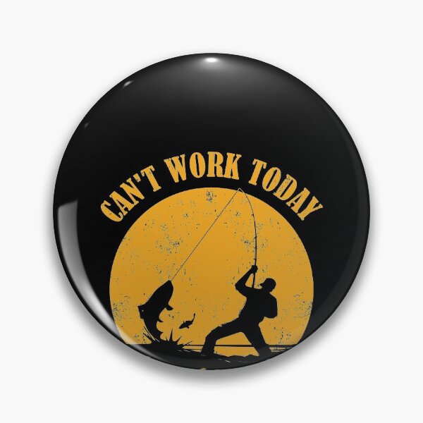 Item preview, Can't Work Today My Arm Is In A Cast Funny Retro Fisherman designed and sold by ACHRAF877.