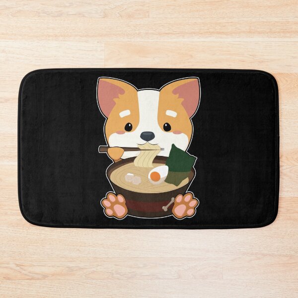Item preview, Anime Cute Dog Japanese Ramen Noodles Kawaii Gift graphic designed and sold by theodoros20.