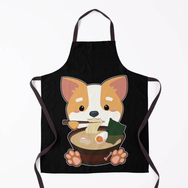 Item preview, Anime Cute Dog Japanese Ramen Noodles Kawaii Gift graphic designed and sold by theodoros20.