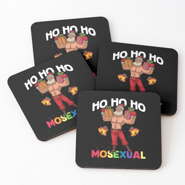 Item preview, Ho Ho Ho Mosexual Gay Santa LGBT Pun Gay Pride Christmas designed and sold by Dressed For  Duty.