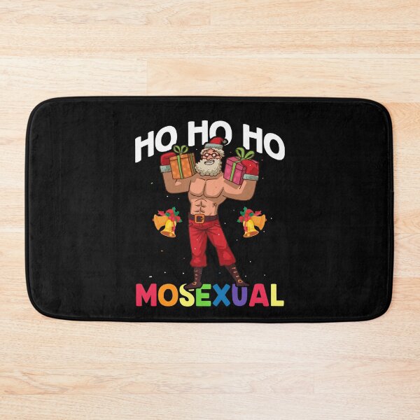 Item preview, Ho Ho Ho Mosexual Gay Santa LGBT Pun Gay Pride Christmas designed and sold by Dressed For  Duty.