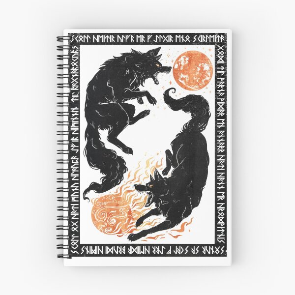 Aperçu de l'œuvre Hati et Sköll créée et vendue par karitasart.