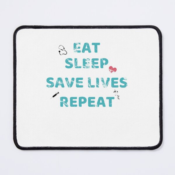 Item preview, Eat sleep save lives repeat, keep calm and save lives, nurse,  designed and sold by oufa.