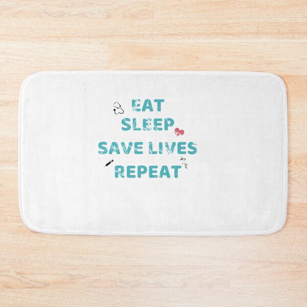 Item preview, Eat sleep save lives repeat, keep calm and save lives, nurse,  designed and sold by oufa.