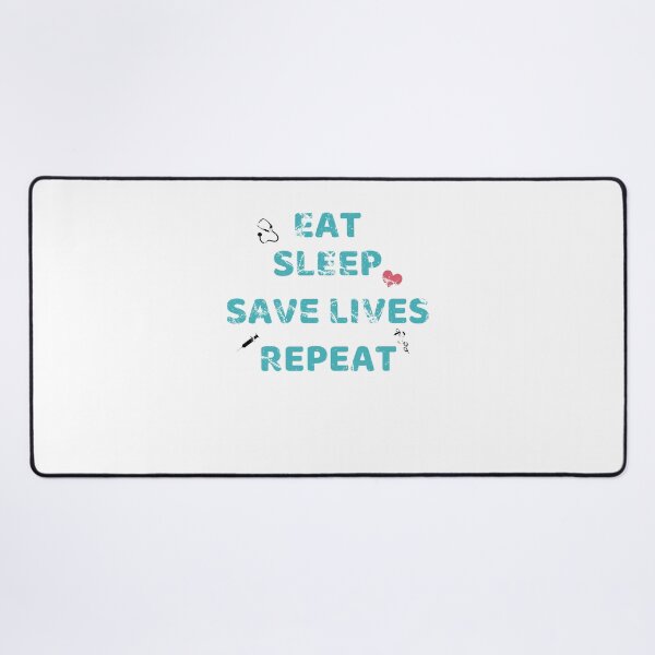 Item preview, Eat sleep save lives repeat, keep calm and save lives, nurse,  designed and sold by oufa.