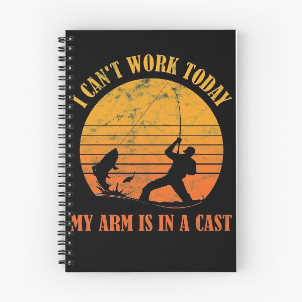 Item preview, I Can't Work Today My Arm Is In A Cast Funny Retro Fisherman designed and sold by ACHRAF877.