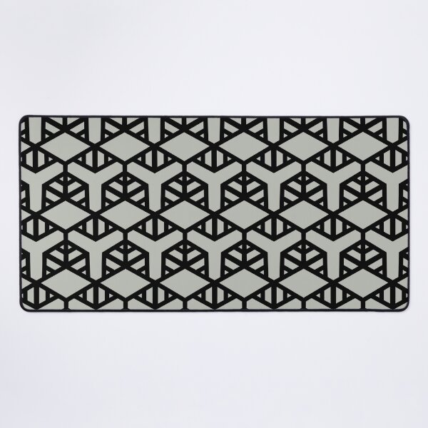 Item preview, Black and Gray Green Shape Pattern 2 - Pratt and Lamberts 2022 Color of the Year Gray Mist 419B designed and sold by ColorOfTheYears.