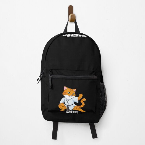 Item preview, Cute But Dangerous Karate Cat Kimono Black Belt designed and sold by Cedinho.