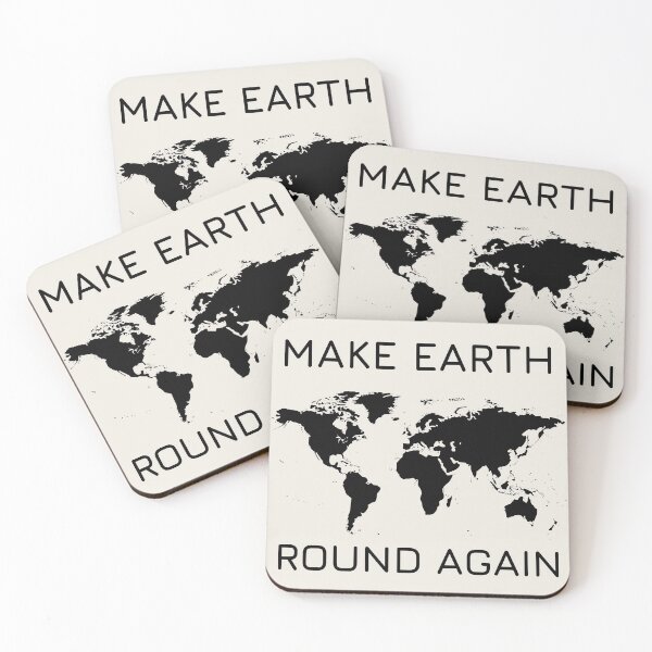 Item preview, Make Earth Round Again designed and sold by trendingatees.